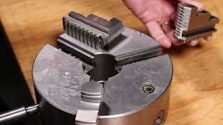 Remove jaws from 3-jaw chuck