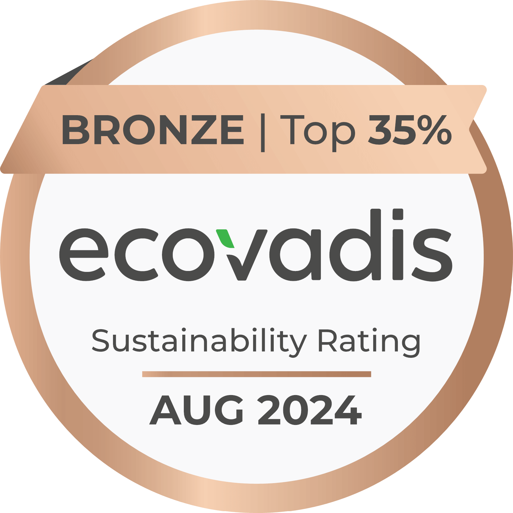 Ecovadis brons medaille