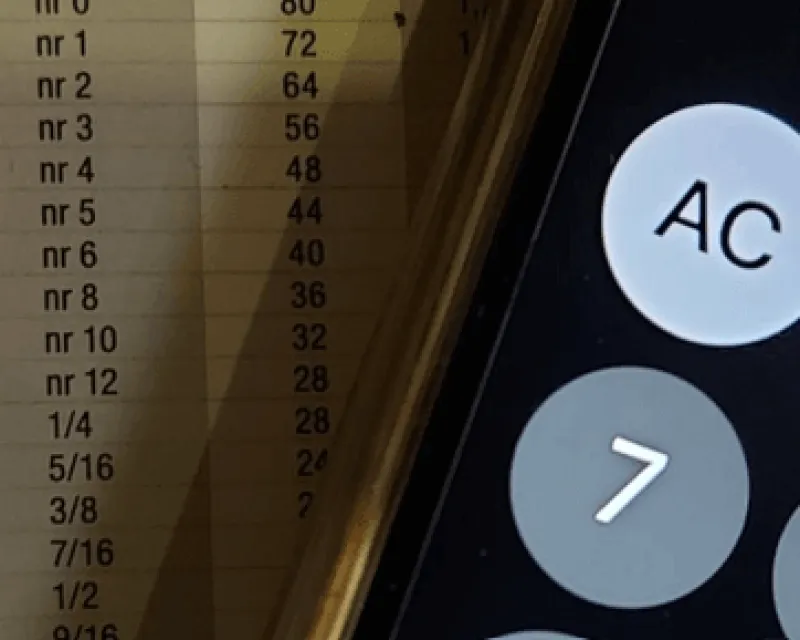 Voorboren bij roltappen