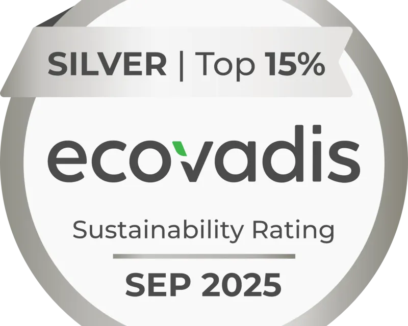 Ecovadis zilveren medaille