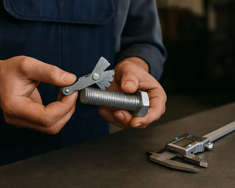 Herkennen schroefdraad